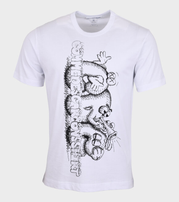 Comme des Garcons Shirt - Graffiti T-shirt White/Black
