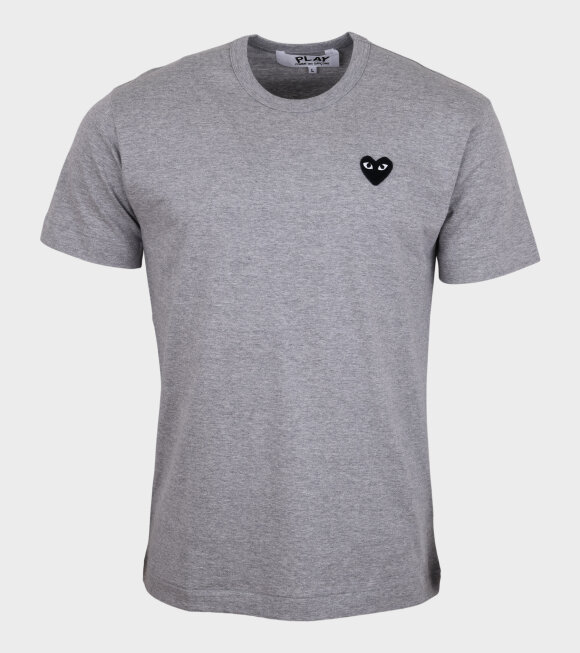 Comme des Garcons PLAY - M Black Heart T-shirt Grey