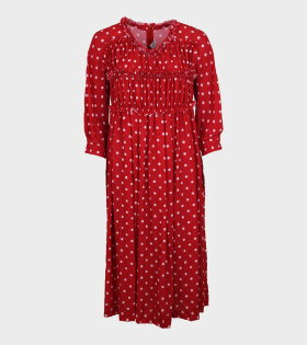 Dotted Dress Red