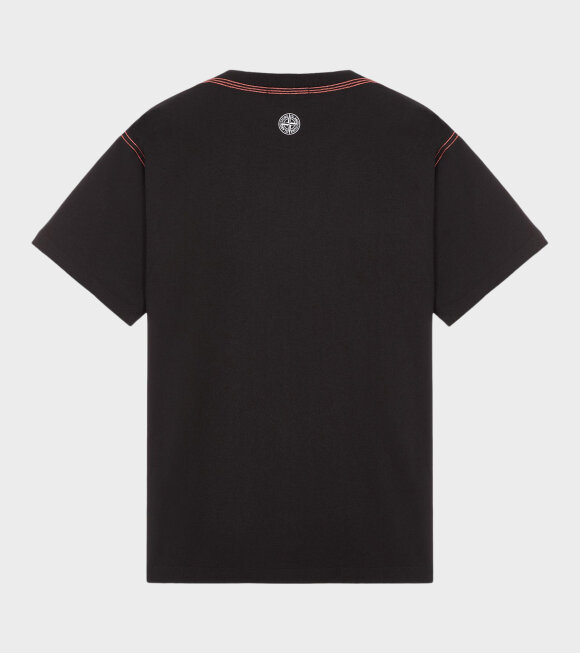 Stone Island - Italia T-shirt Black