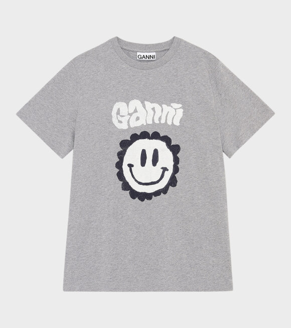 Ganni - Basic Cotton Jersey Grey