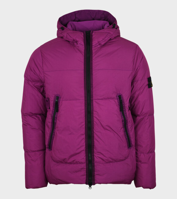 Stone Island - Garment Dyed Crinkle Reps Ny Down Jacket Pink