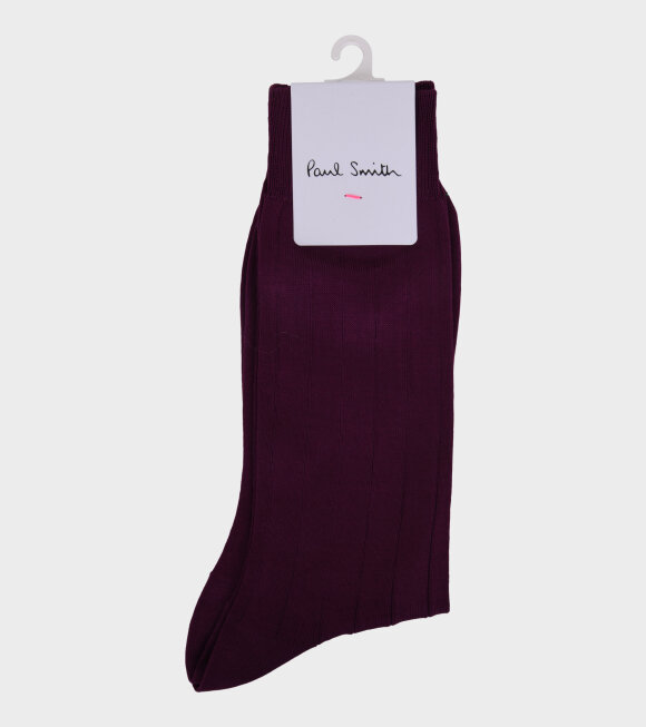 Paul Smith - Rib Socks Purple