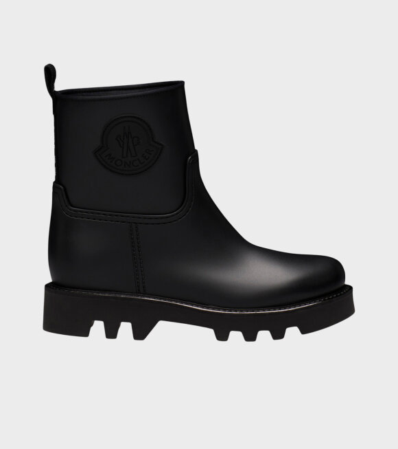 Moncler - Ginette Rain Boots Logo Black