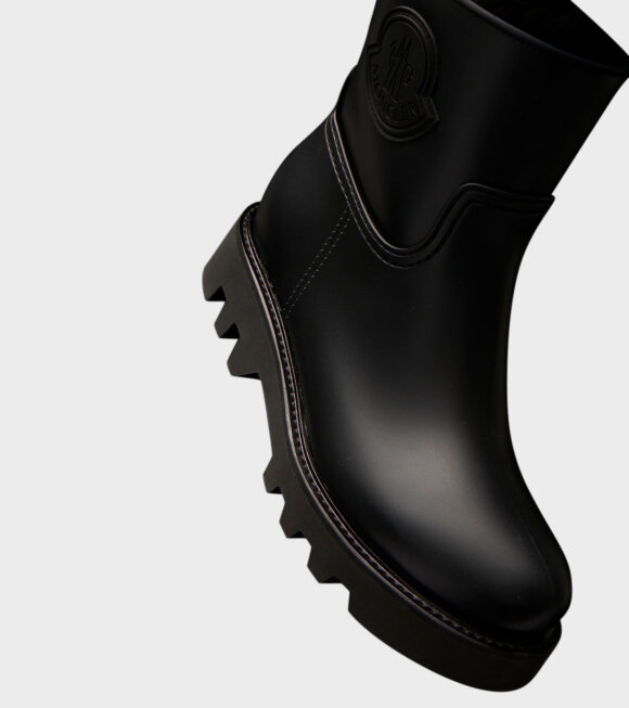 Moncler - Ginette Rain Boots Logo Black
