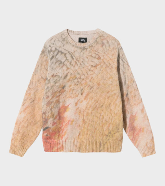 Stüssy - Wings Print Sweater Multicolor