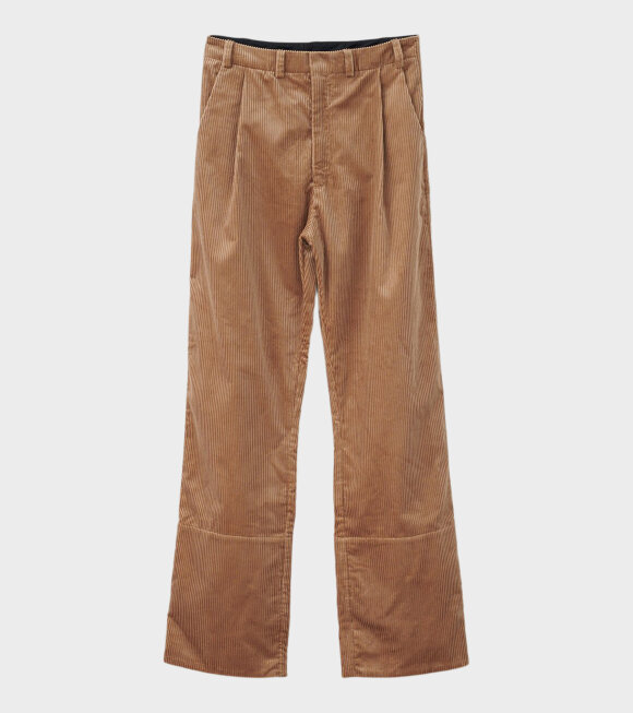 AF Agger - Corduroy Box Trousers Beige 
