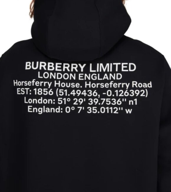Burberry - Conan Logo Hoodie Black 