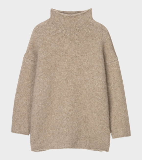 Aiayu - Teddy Sweater Pure Camel