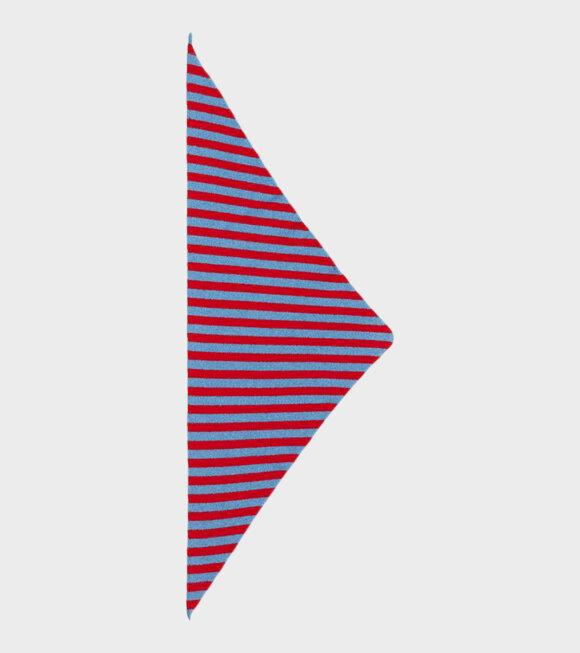 Jo Gordon - Striped Triangle Neckerchief Fiji/Poppy