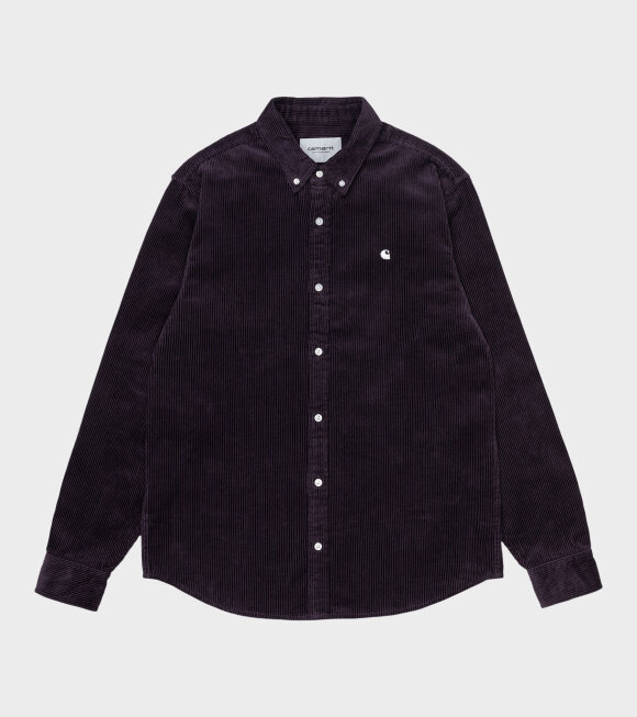 Carhartt WIP - L/S Madison Cord Shirt Dark Iris/Wax