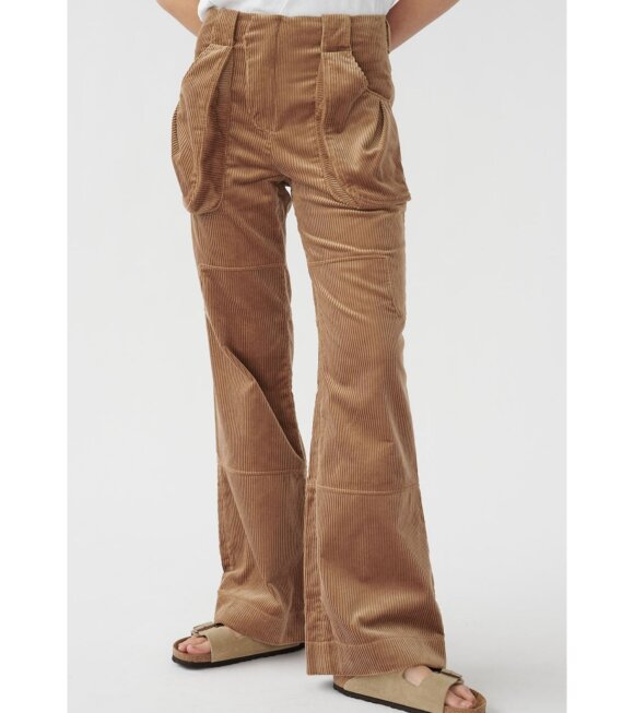 AF Agger - Corduroy Combat Trousers Beige
