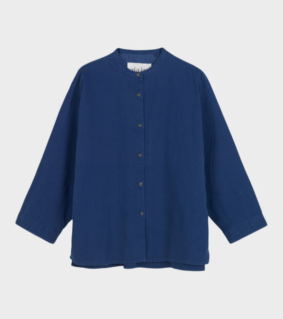 Aiayu - Faith Shirt Twill Japanese Blue