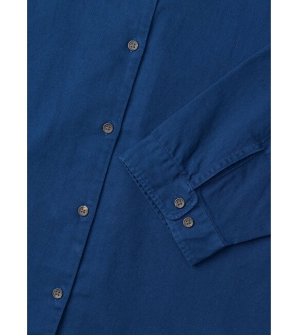 Aiayu - Faith Shirt Twill Japanese Blue