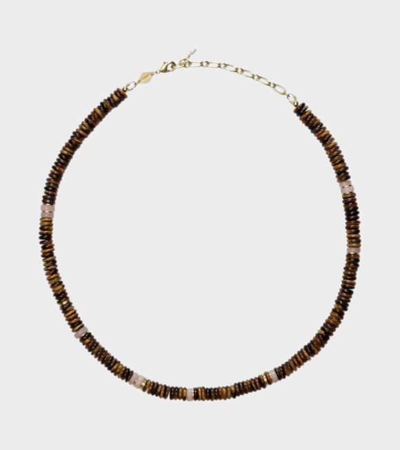 Anni Lu - Eye of the Tiger Necklace Brown