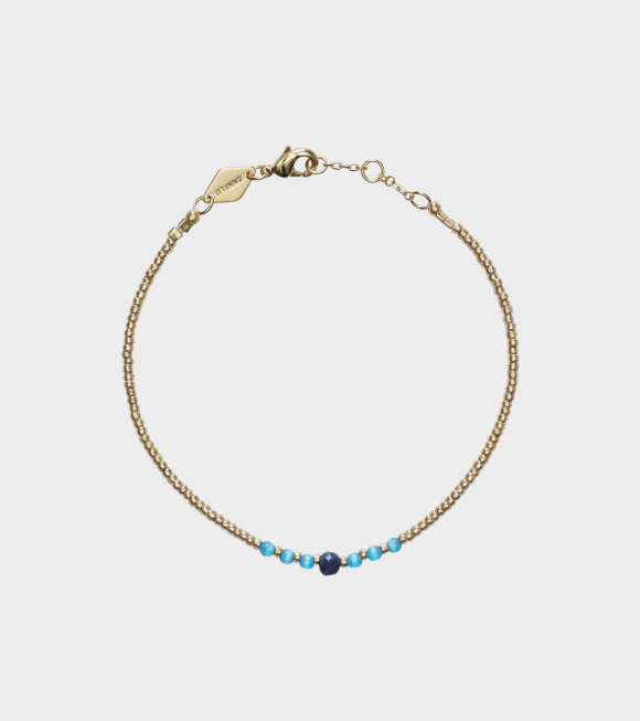 Anni Lu - Bead & Gem Bracelet Mediterranean Blue