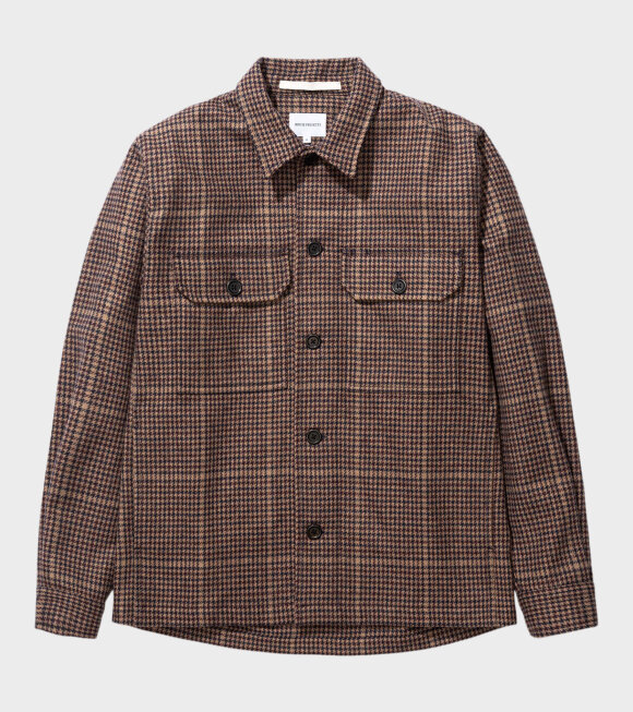 Norse Projects - Kyle Wool Utility Khaki Check