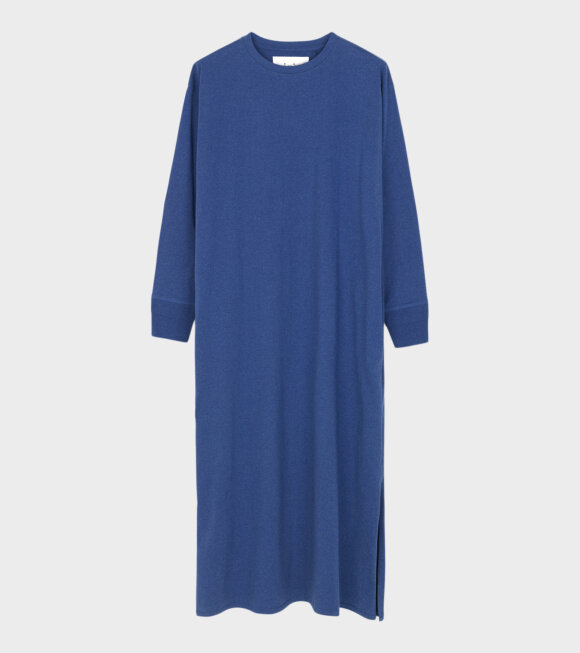 Aiayu - Long Sleeve Jersey Dress Indigo Melange