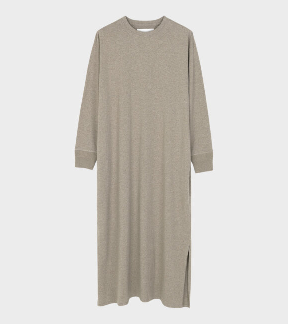 Aiayu - Long Sleeve Jersey Dress Hazel Melange