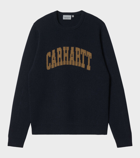 Carhartt WIP - University Script Sweater Dark Navy