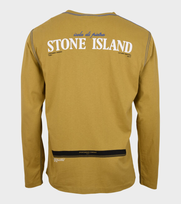 Stone Island - Compas LS T-shirt Yellow