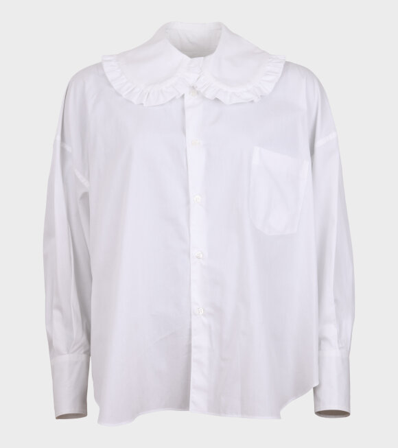 Comme des Garcons Girl - Oversized Collar Shirt White 