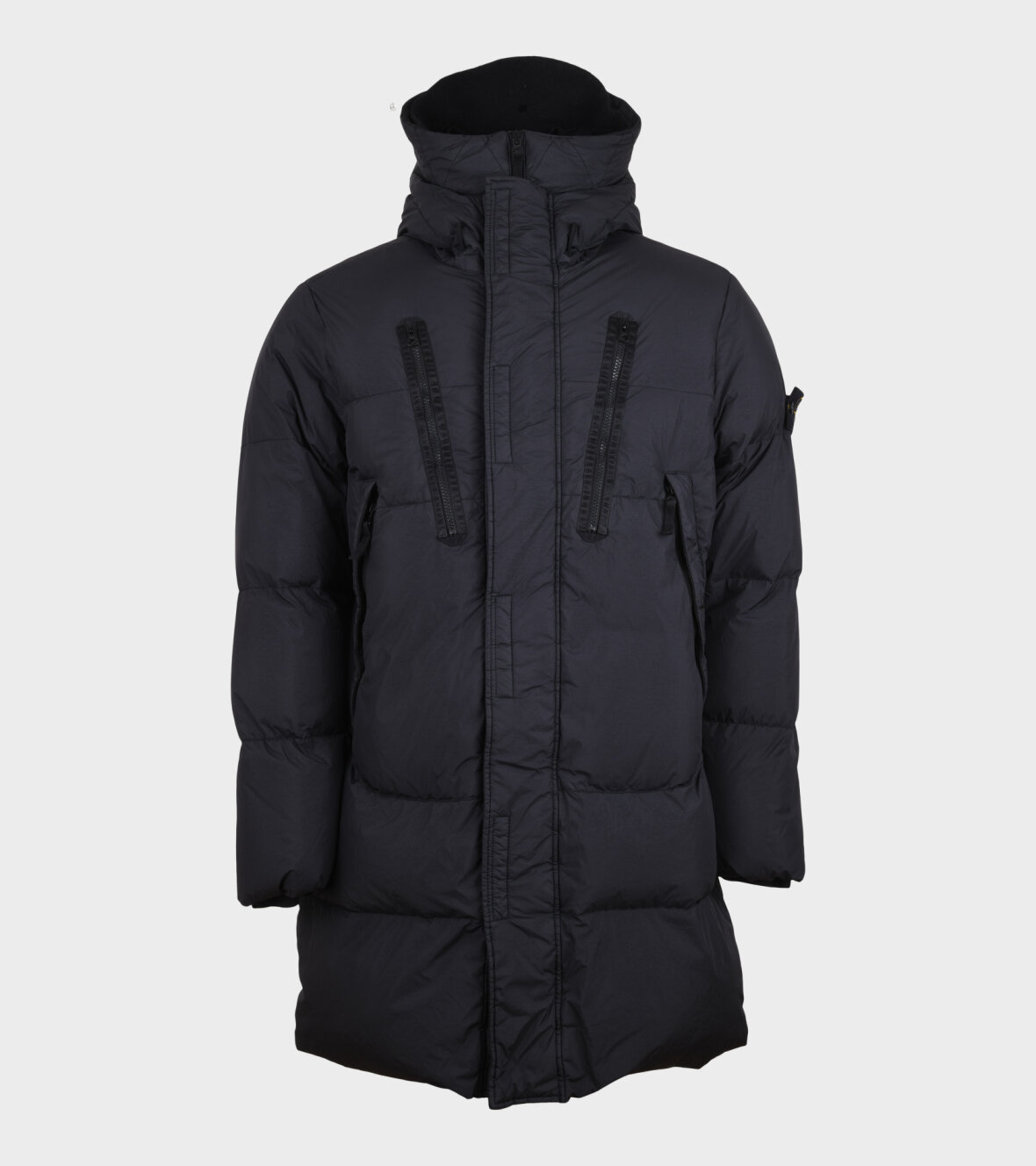 dr. Adams - Island Garment Dyed Crinkle Reps NY Down Jacket Black