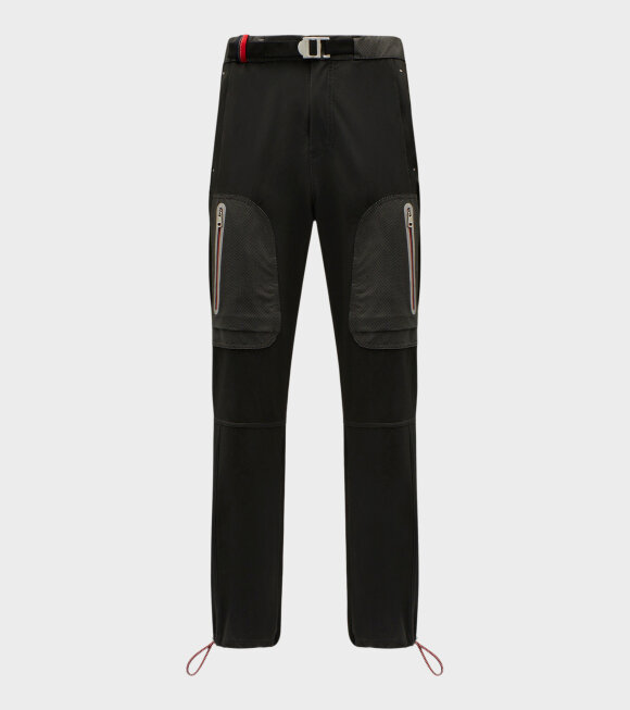 Moncler - Belted Nylon Trousers Black/Grey