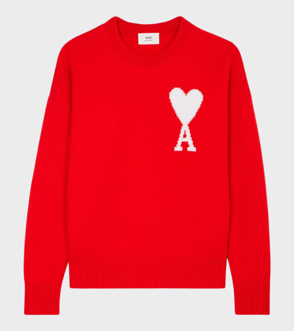 AMI - Crewneck Sweater Red