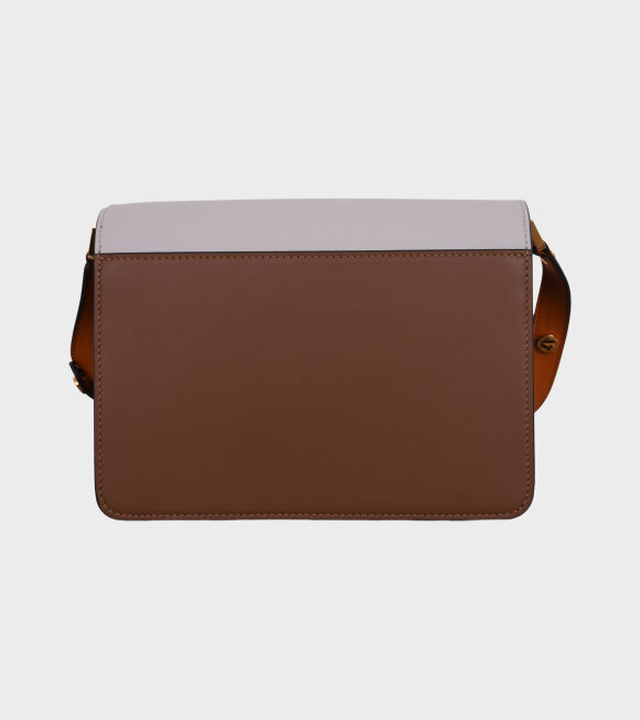 Marni - Medium Trunk Bag Grey/Brown/Orange