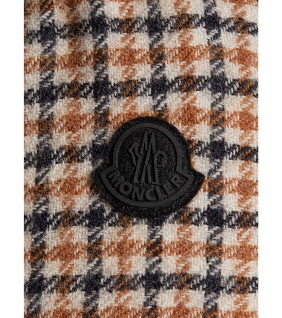 Moncler - Bugrane Giubbotto Checkered Jacket Orange/Black
