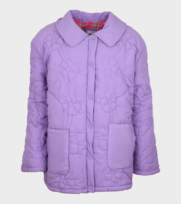 Tach - Roma Floral Quilted Jacket Lilac