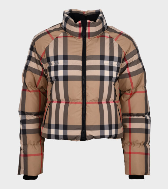 Burberry - Cropped Puffer Jacket Archive Beige