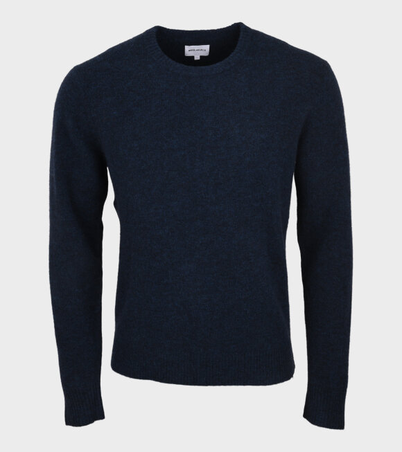 Norse Projects - Sigfred Alpaca Merino Knit Blue