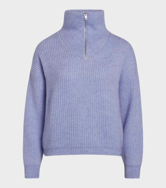 Mads Nørgaard  - Hairy Rib Kinju Sweater Brunnera Blue