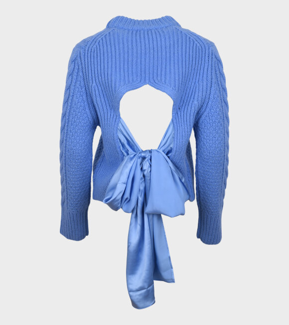 Cecilie Bahnsen - Geneva Knit Jumper Blue