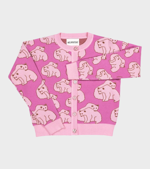 Helmstedt - Oso Cardigan Pink Polarbear