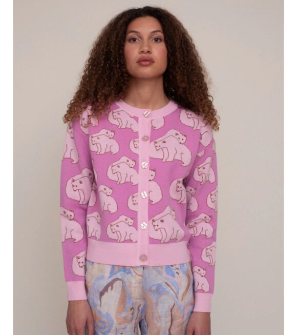 Helmstedt - Oso Cardigan Pink Polarbear