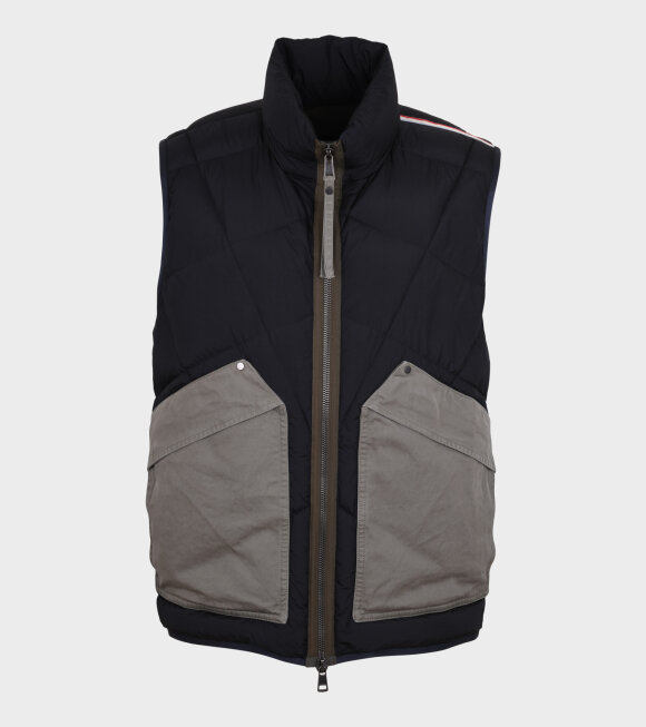 Moncler - Zem Gilet Vest Black/Grey