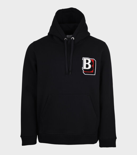 Burberry - Enzo Logo Hoodie Black