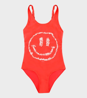 Smiley Swimsuit Red