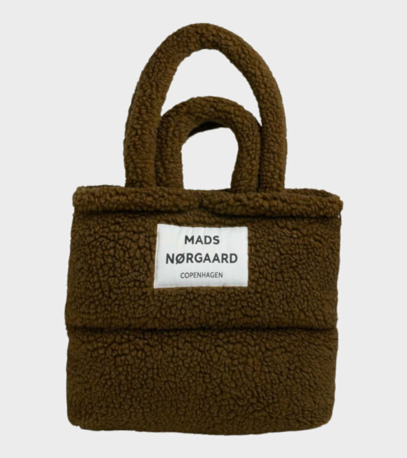 Mads Nørgaard  - Teddy Wool Pillow Bag Green