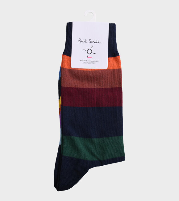 Paul Smith - Striped Socks Multicolor