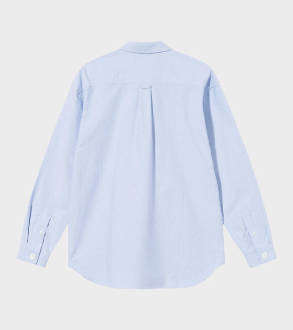 Stüssy - Big Button Oxford LS Shirt Light Blue