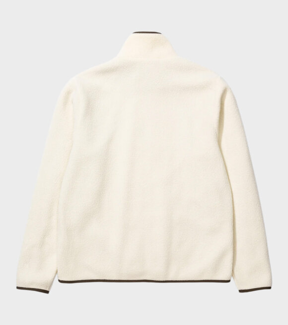 Norse Projects - Frederik Tab Series Fleece Jacket Ecru Off-White