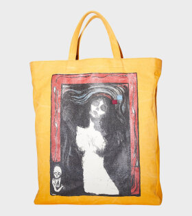 Printed Tote Bag Yellow