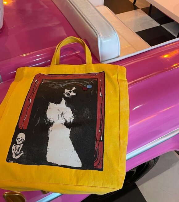 Acne Studios - Printed Tote Bag Yellow