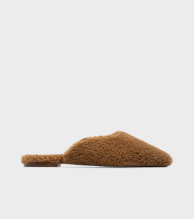 Shearling Slippers Brown