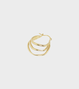Rozanna Hoop ll Goldplated Left