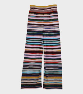 Relaxed Striped Trousers Multicolor